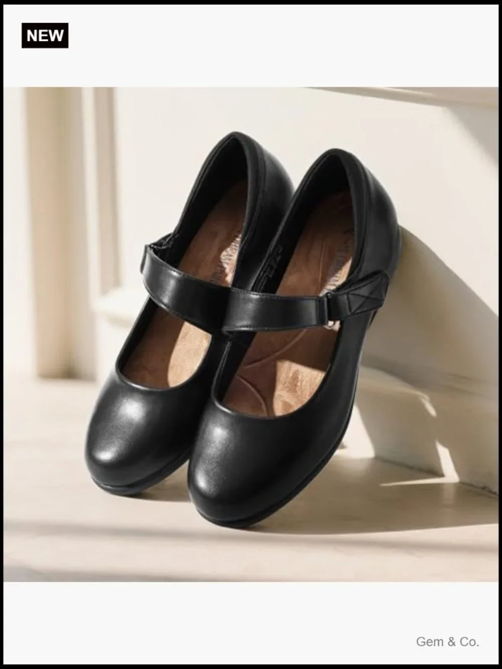 Women's Ballet Mary Jane Flats, Comfortable Dress Shoes with Ankle Strap